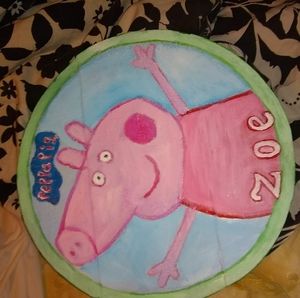 Hand painted signs of teams and different things